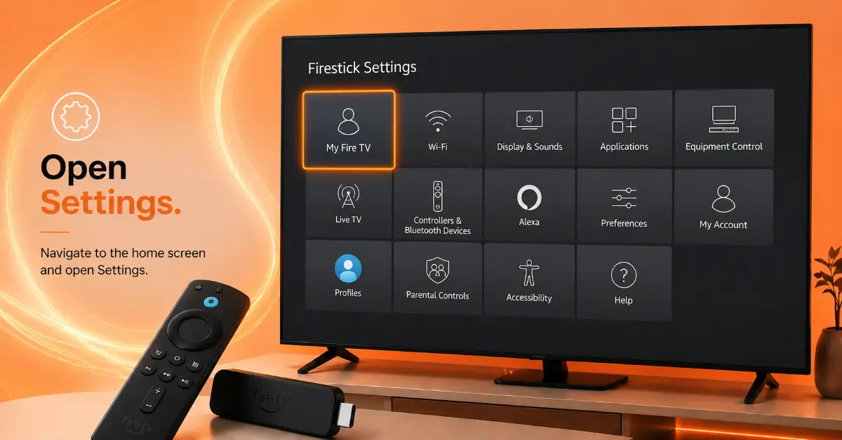 Open Firestick Settings