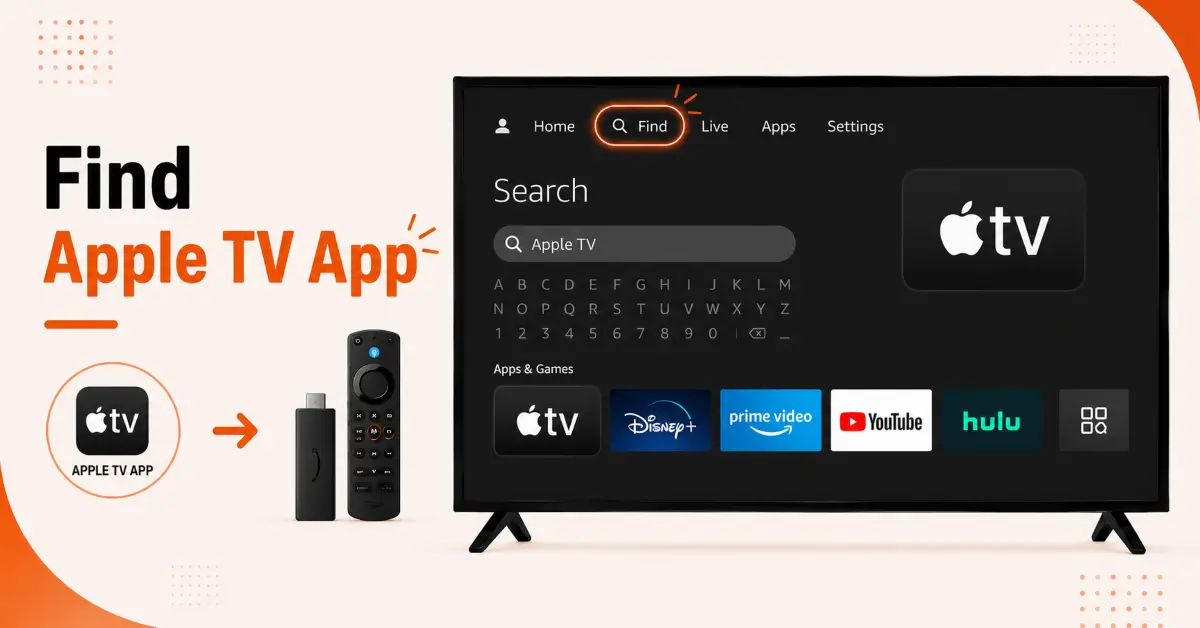 Search for the Apple TV App