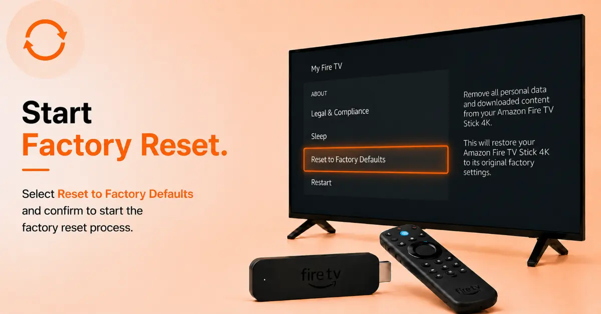Choose Factory Reset