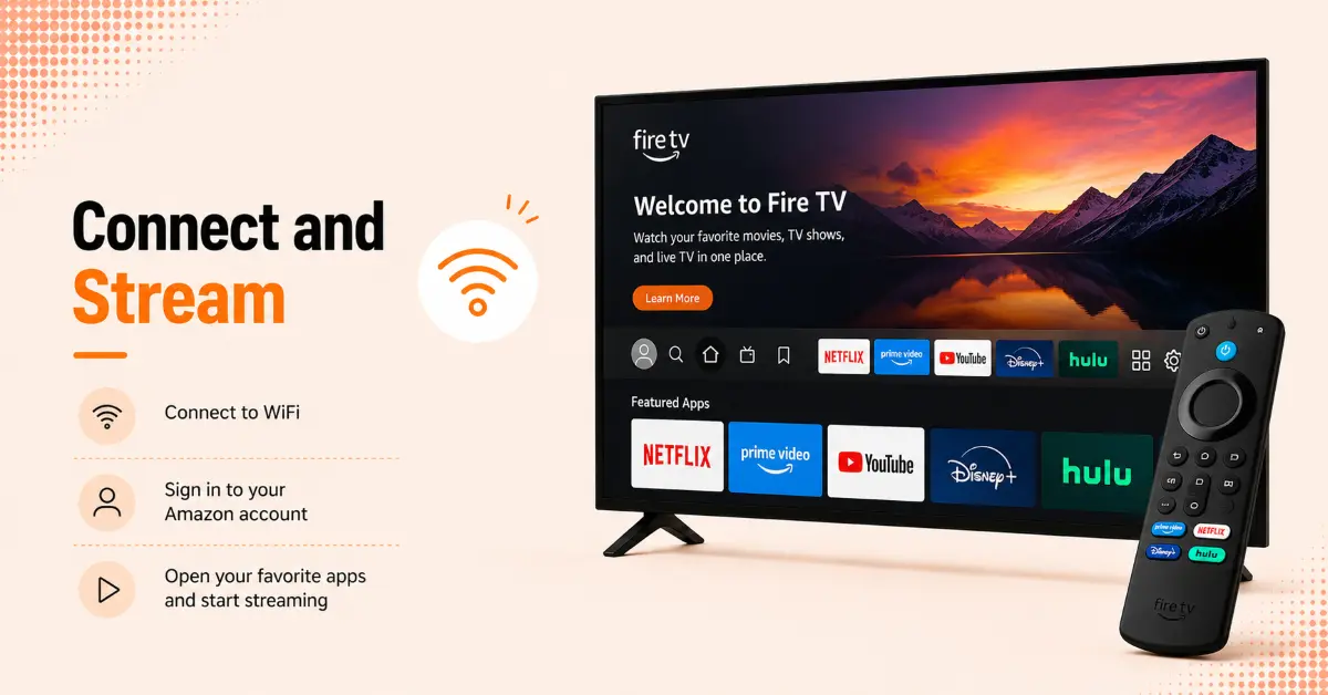 Connect to WiFi and Start Streaming