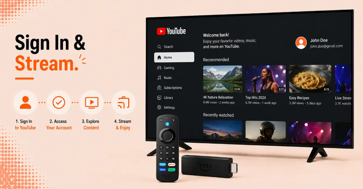 Sign In and Start Streaming