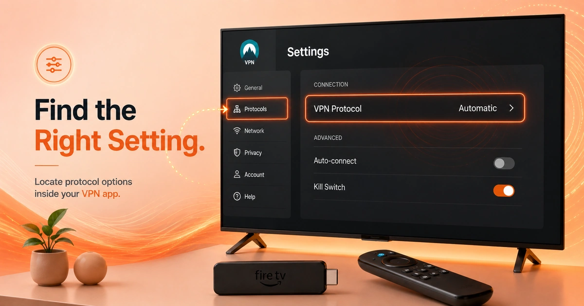 Best VPN Protocol for FireStick Streaming (Step 2)