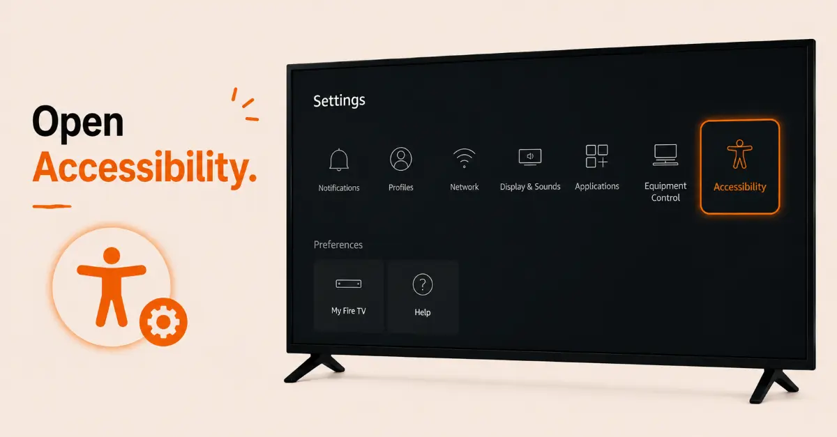 Open Accessibility Settings