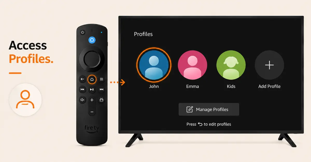 Open the Profiles Menu