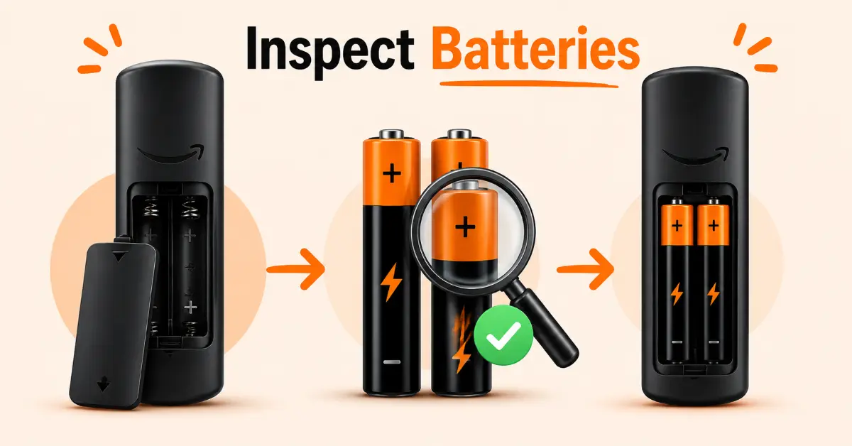Check and Replace the Batteries