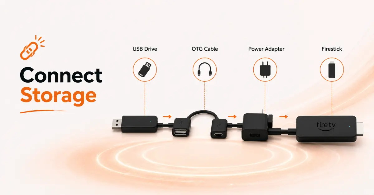 Connect the External Storage Device