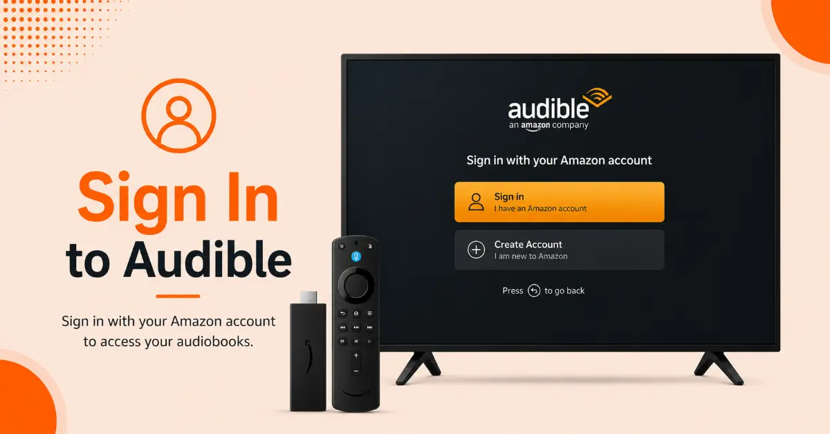 Sign In to Your Audible Account