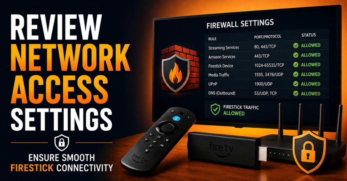 How to Set Up Firestick Behind a Firewall