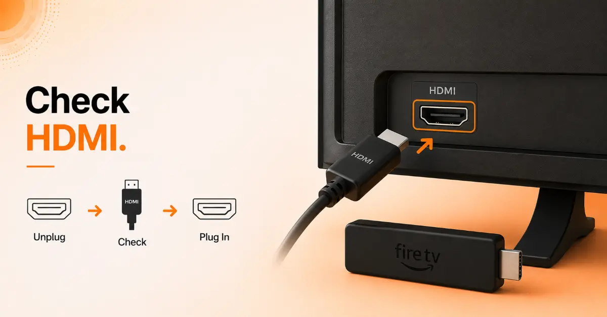 Check the HDMI Connection