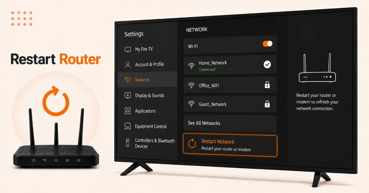 Restart Your Router and Modem