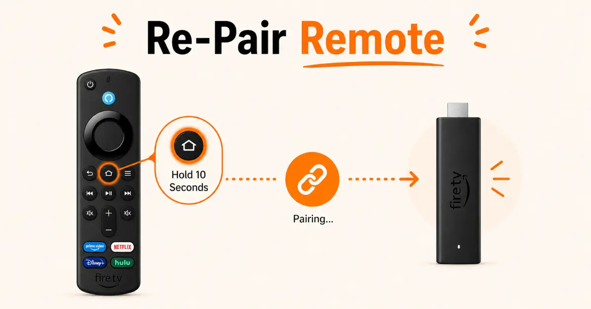 Re-Pair the Firestick Remote