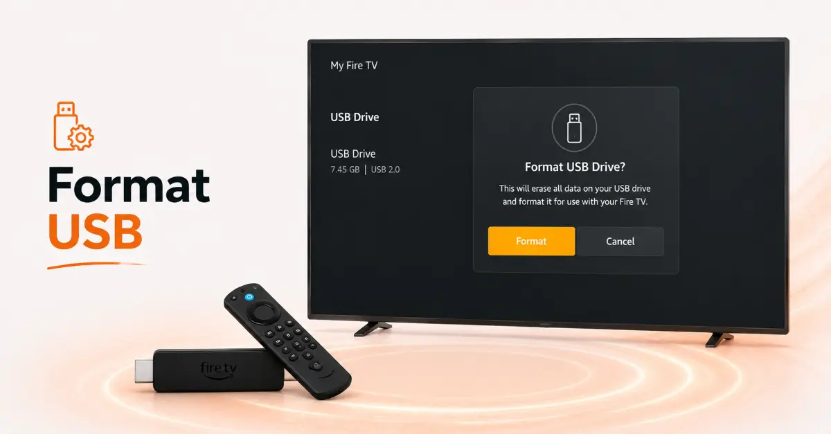 Format the USB Drive for Firestick