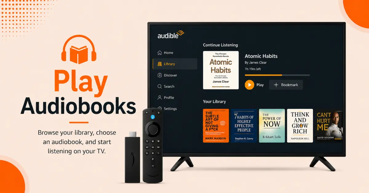 Browse and Play Audiobooks