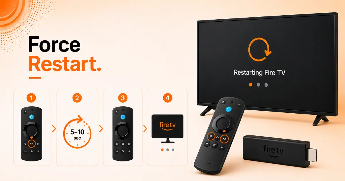 Force Restart with the Remote