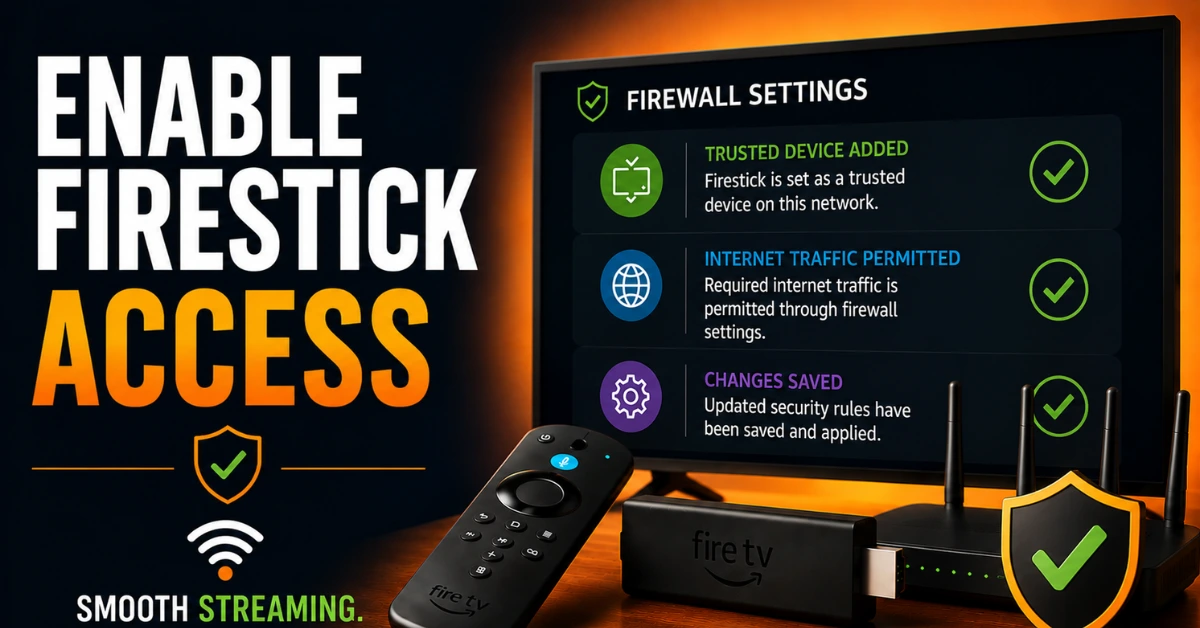 How to Set Up Firestick Behind a Firewall