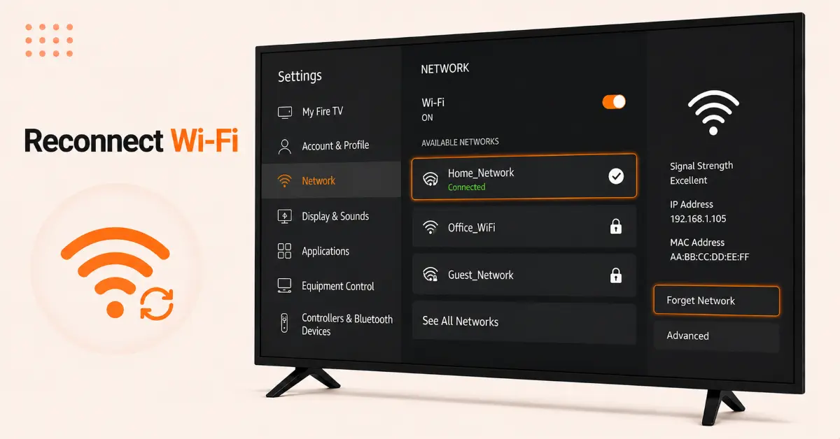 Forget and Reconnect to the Wi-Fi Network