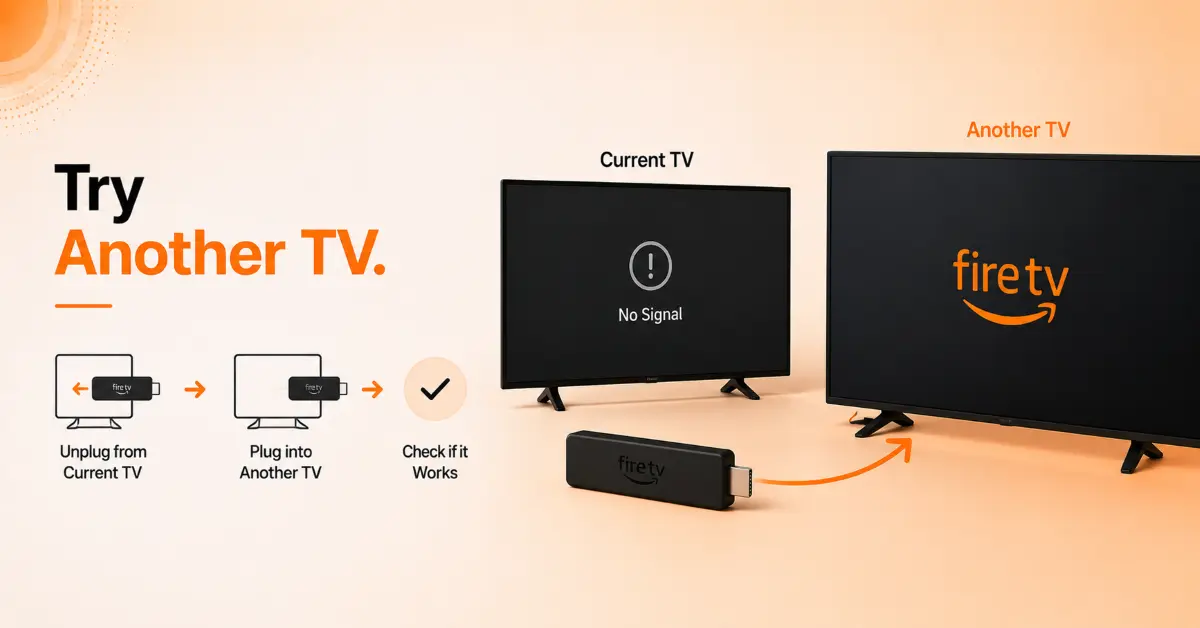 Test the Device on Another TV