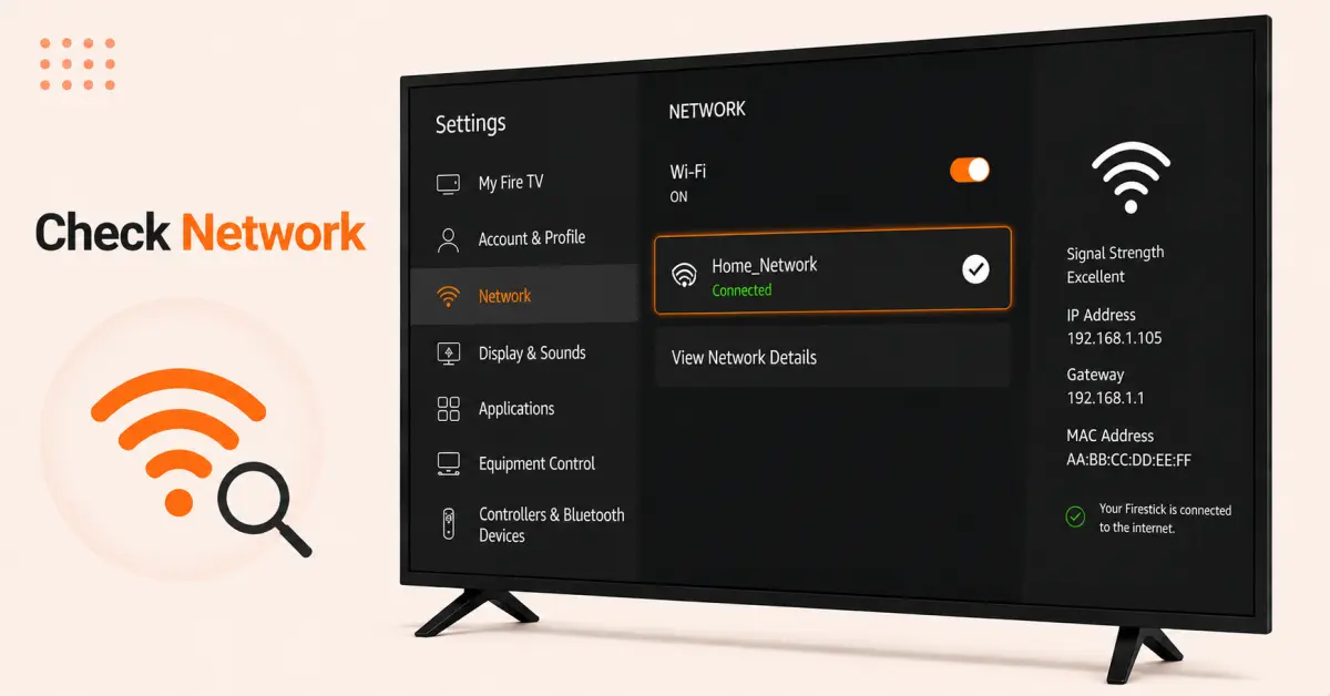 Check Firestick Network Status