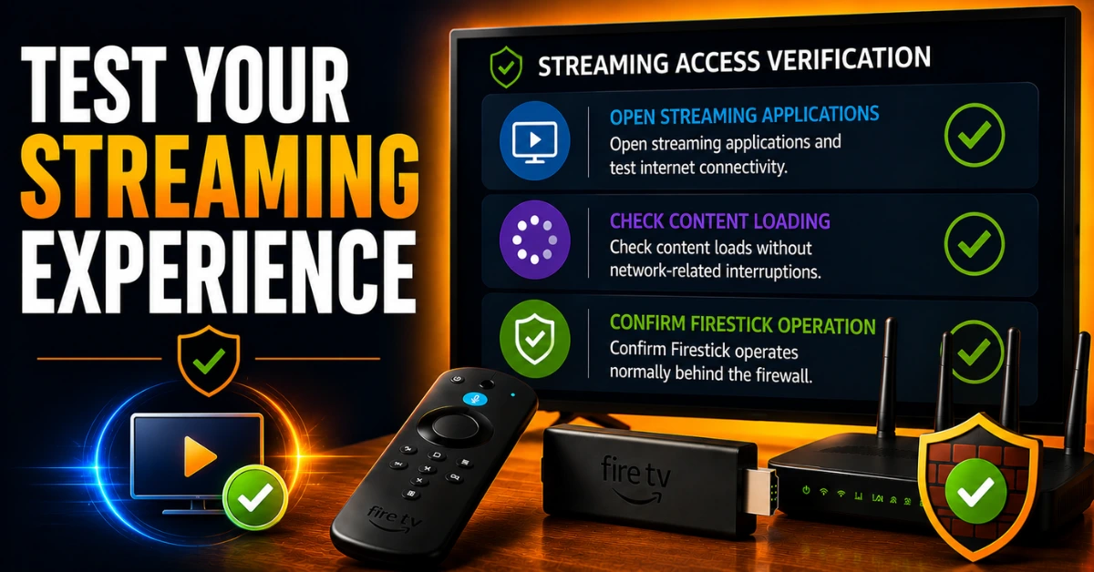 How to Set Up Firestick Behind a Firewall