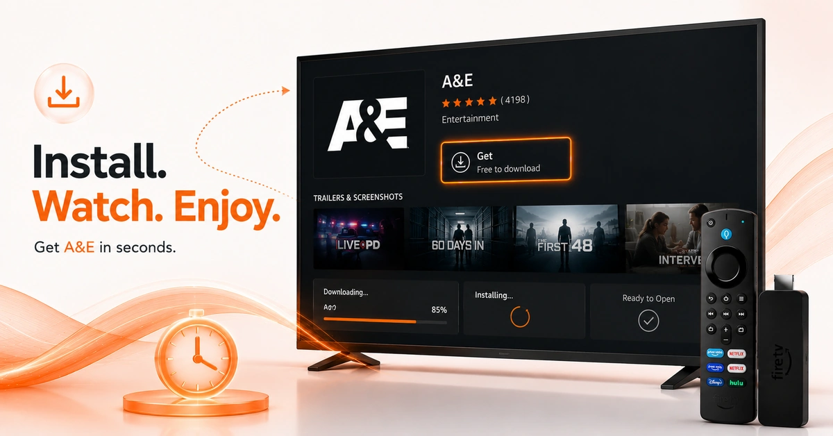 Install A&E on Firestick Quickly