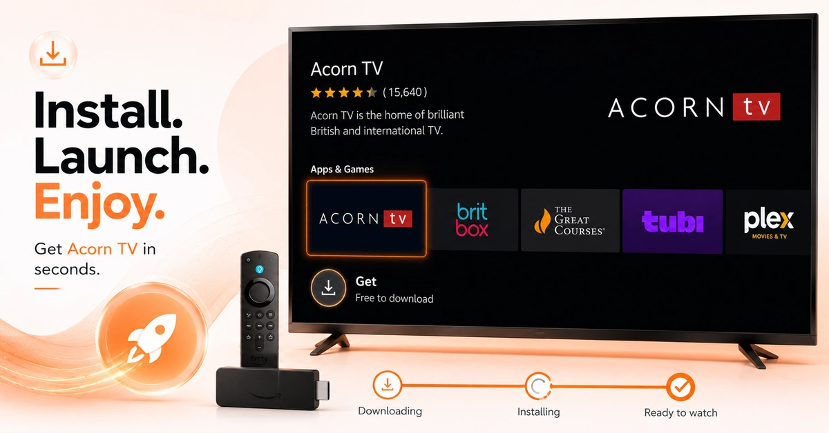 Install Acorn TV on Firestick Quickly