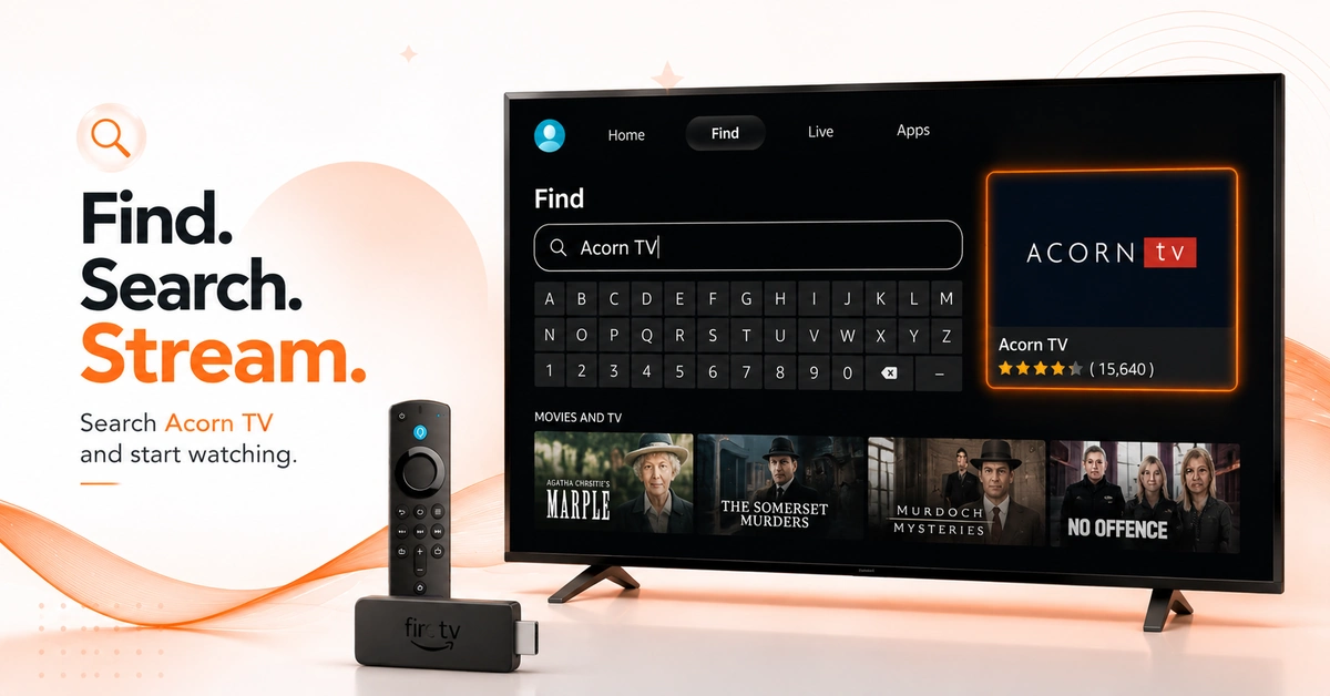 Find and Open Acorn TV on Firestick