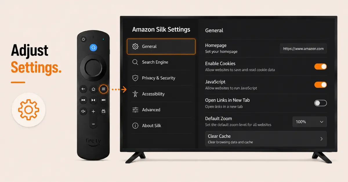 Optimize Browser Settings