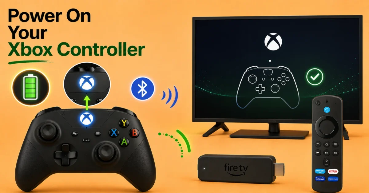 Turn On Your Xbox Controller