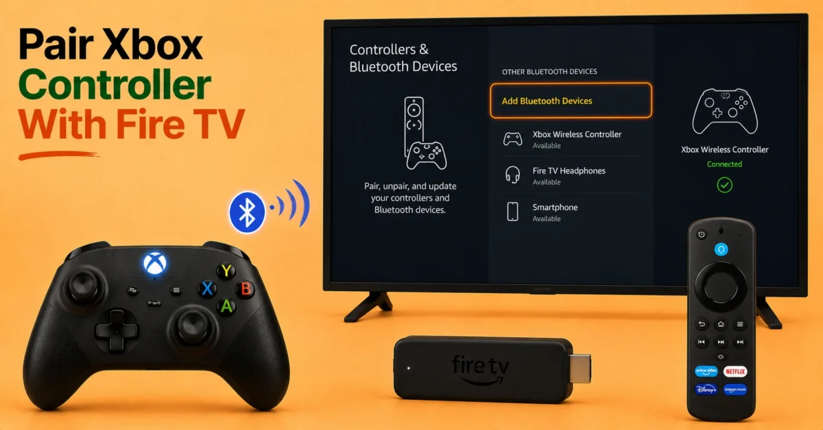 Connect Xbox Controller to Fire TV
