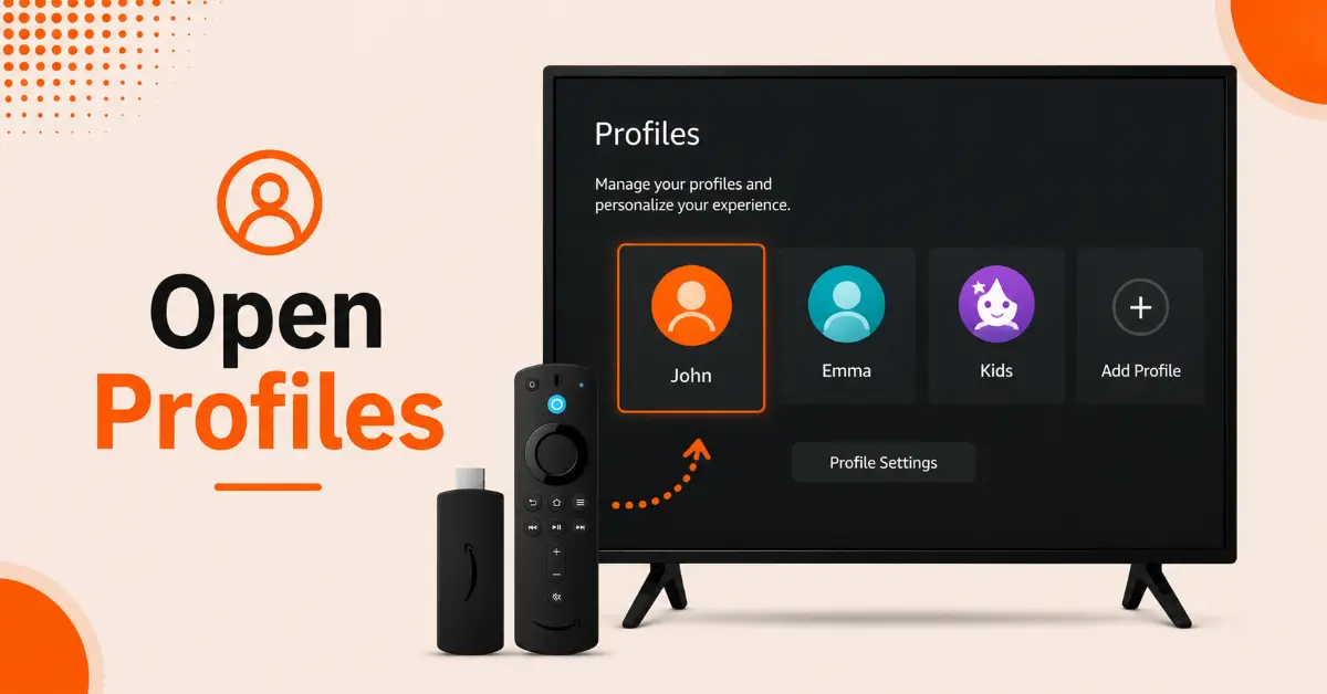 Open the Profiles Menu