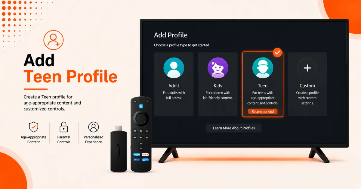 Create a Teen Profile