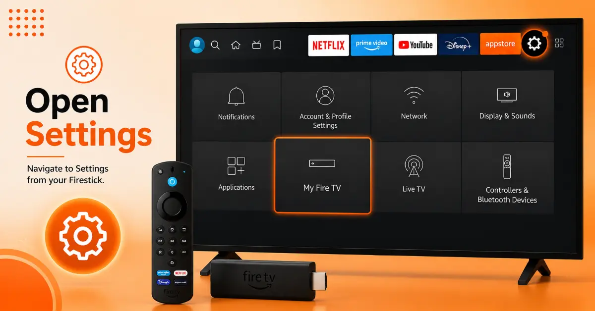 Open Fire TV Settings