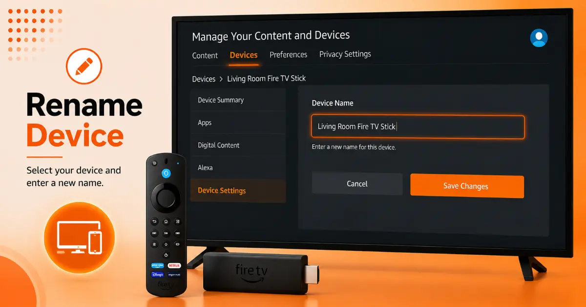 Rename the Firestick