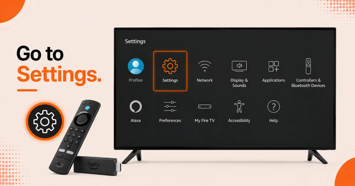 Open Firestick Settings