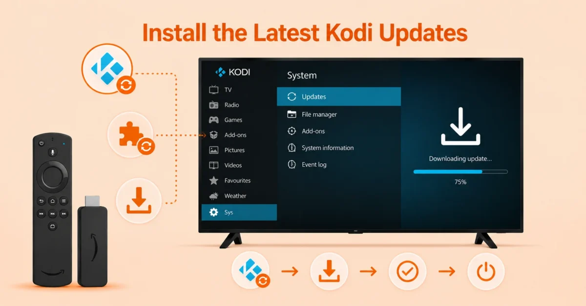 Update Kodi and Add-ons