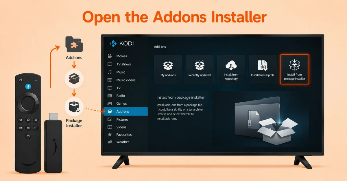 Access the Addons Browser