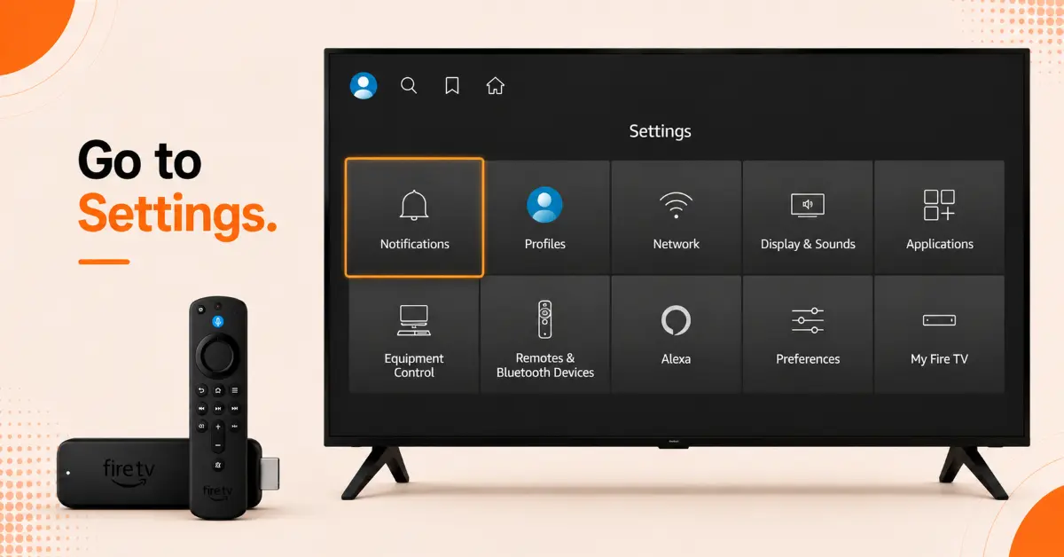Open Firestick Settings