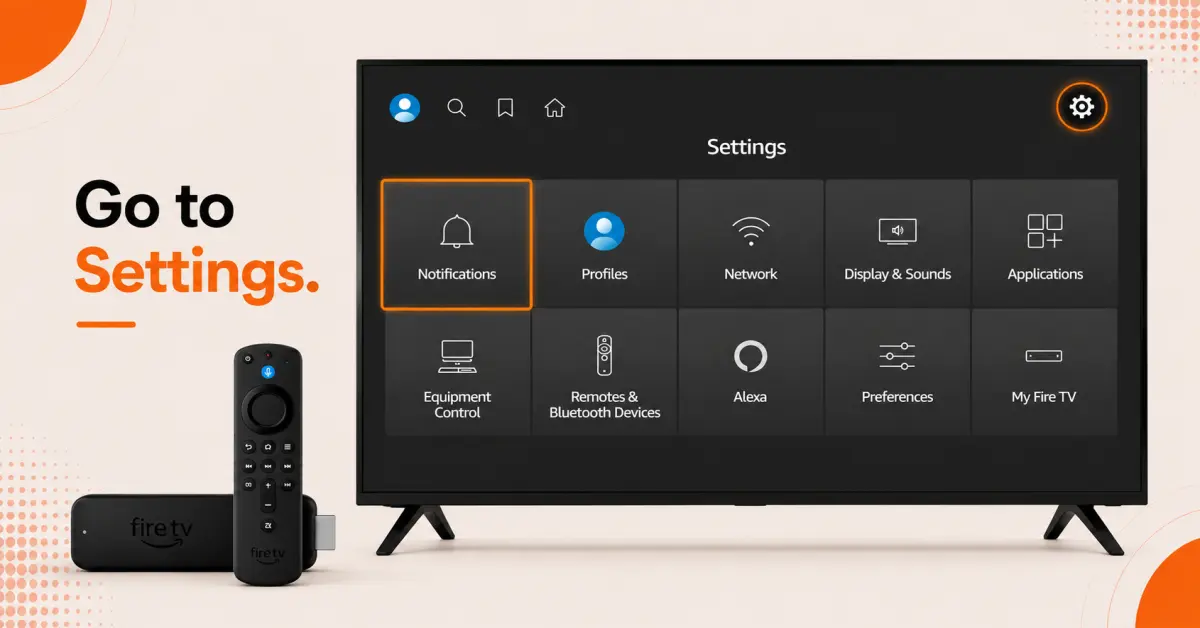Open Firestick Settings