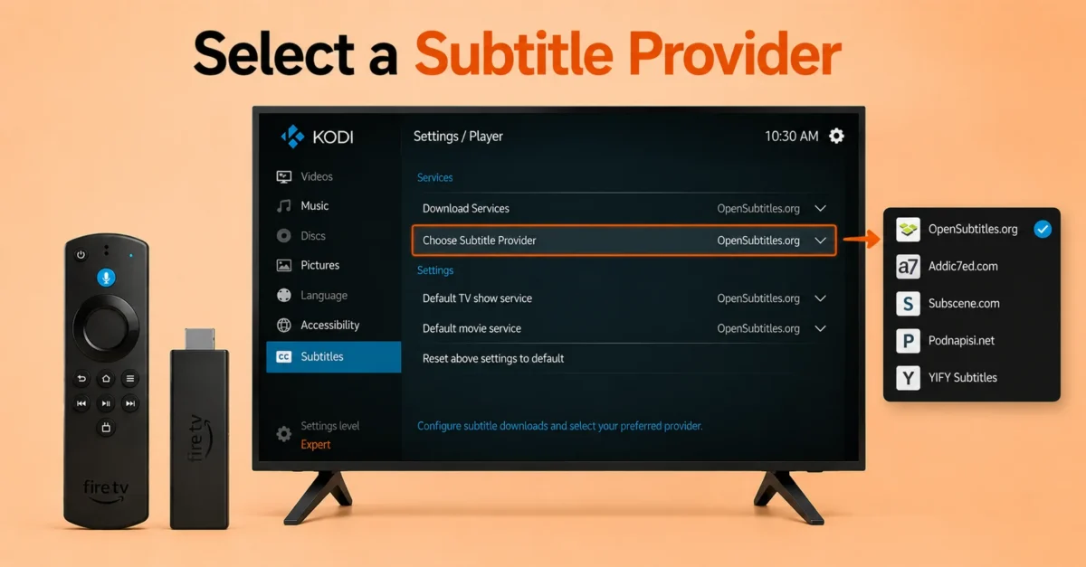 Choose a Subtitle Service