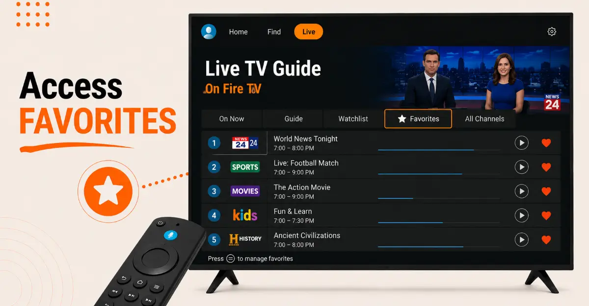 View Your Favorite Channels