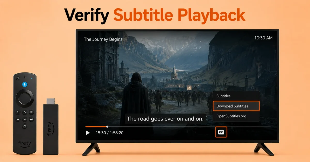 Test Subtitle Functionality