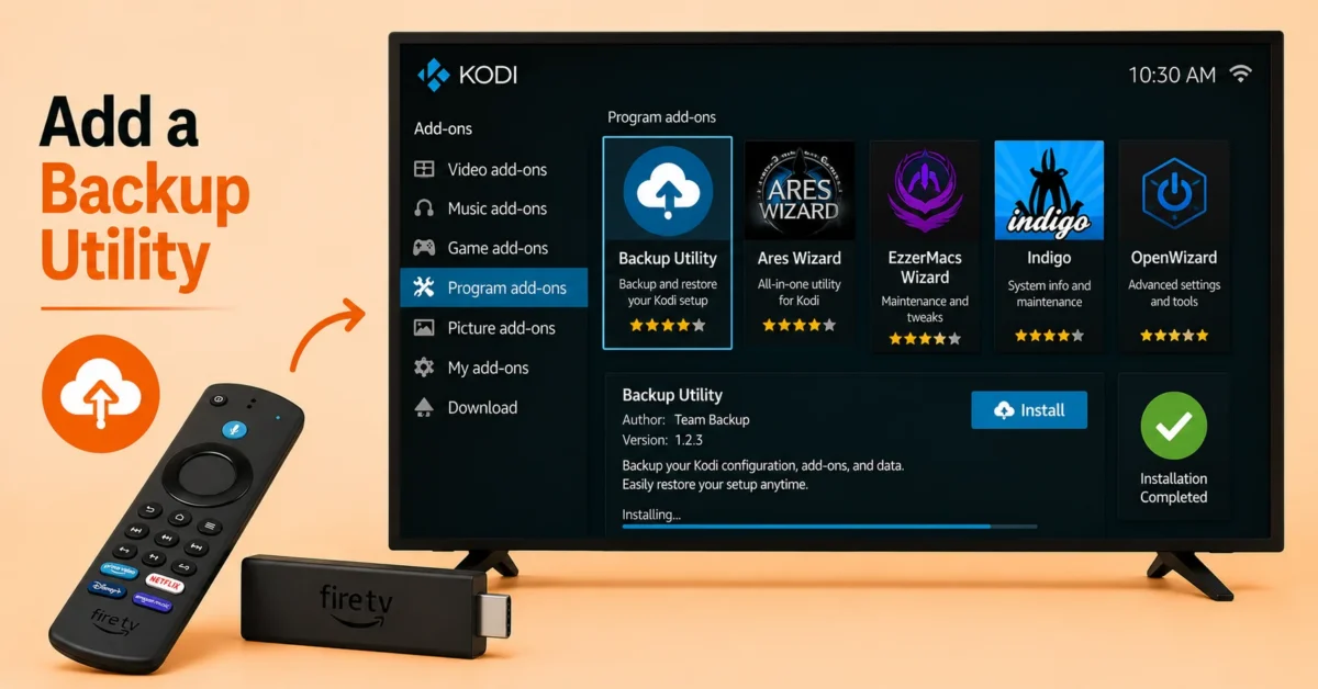 Install a Backup Tool