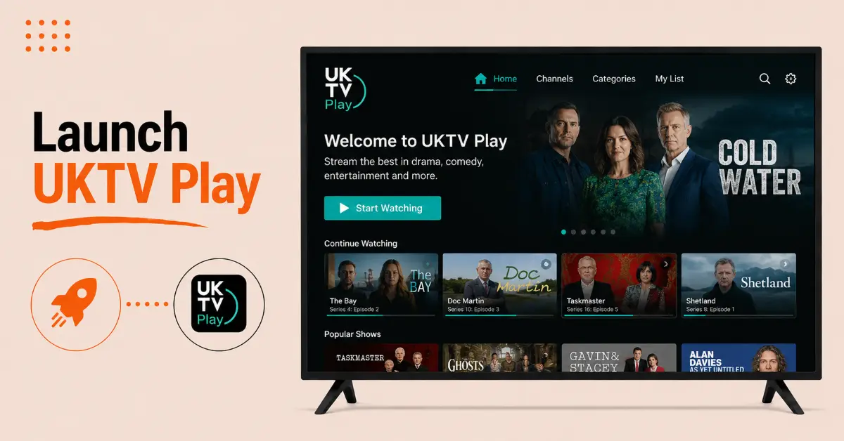 Install and Launch UKTV Play