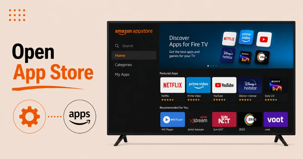 Open the Amazon App Store