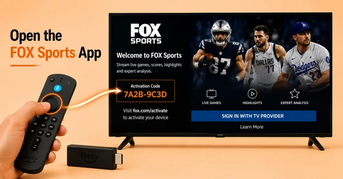 Launch the FOX Sports App