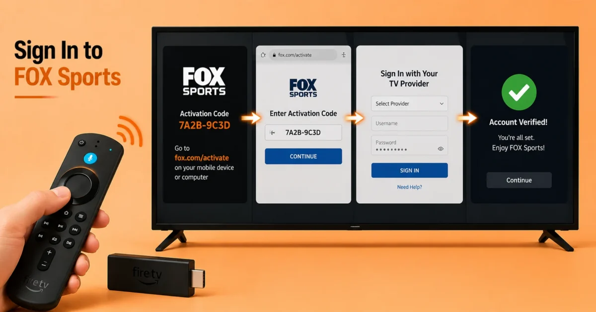 Activate Your FOX Sports Account