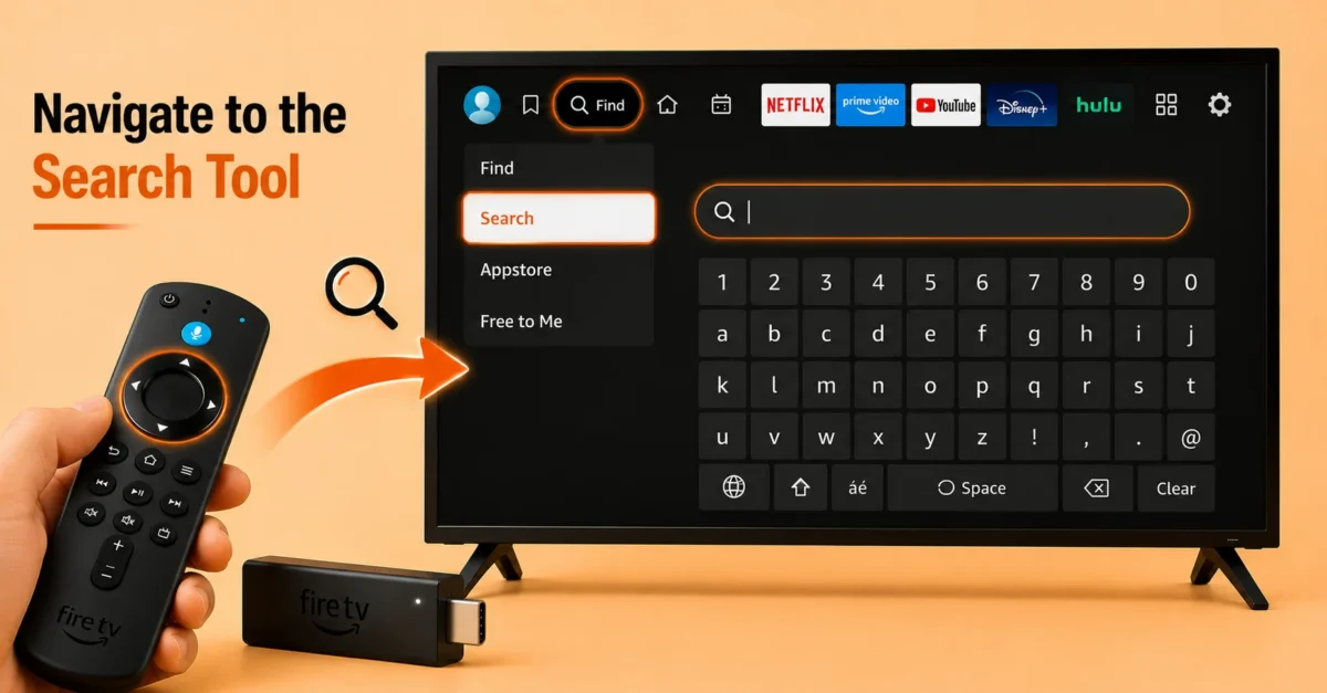 Open the Search Feature