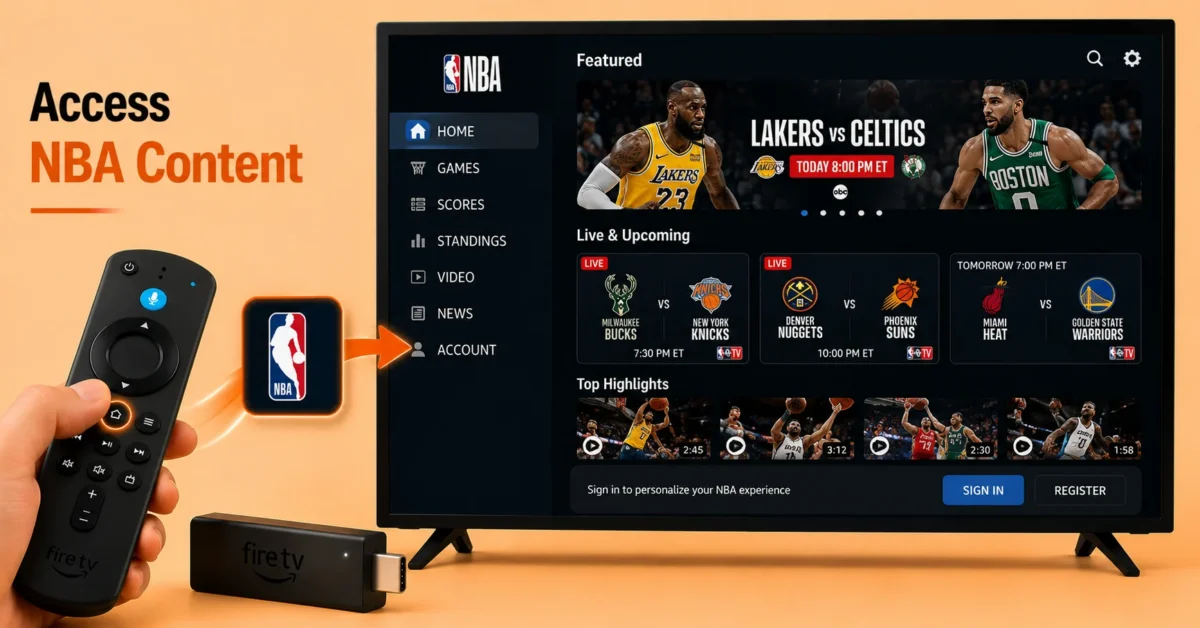Open the NBA App