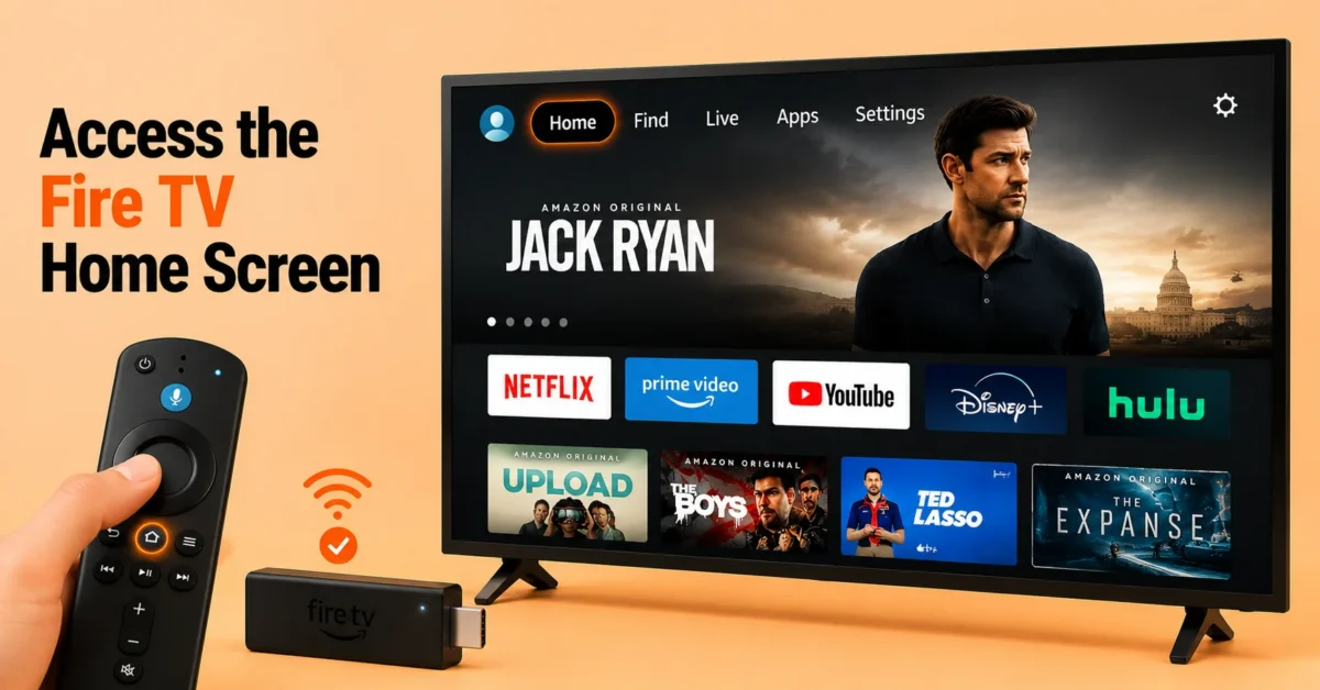 Open the Fire TV Home Screen