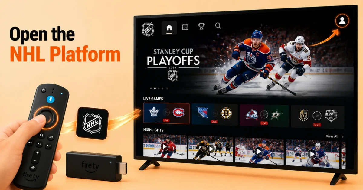 Launch the NHL App